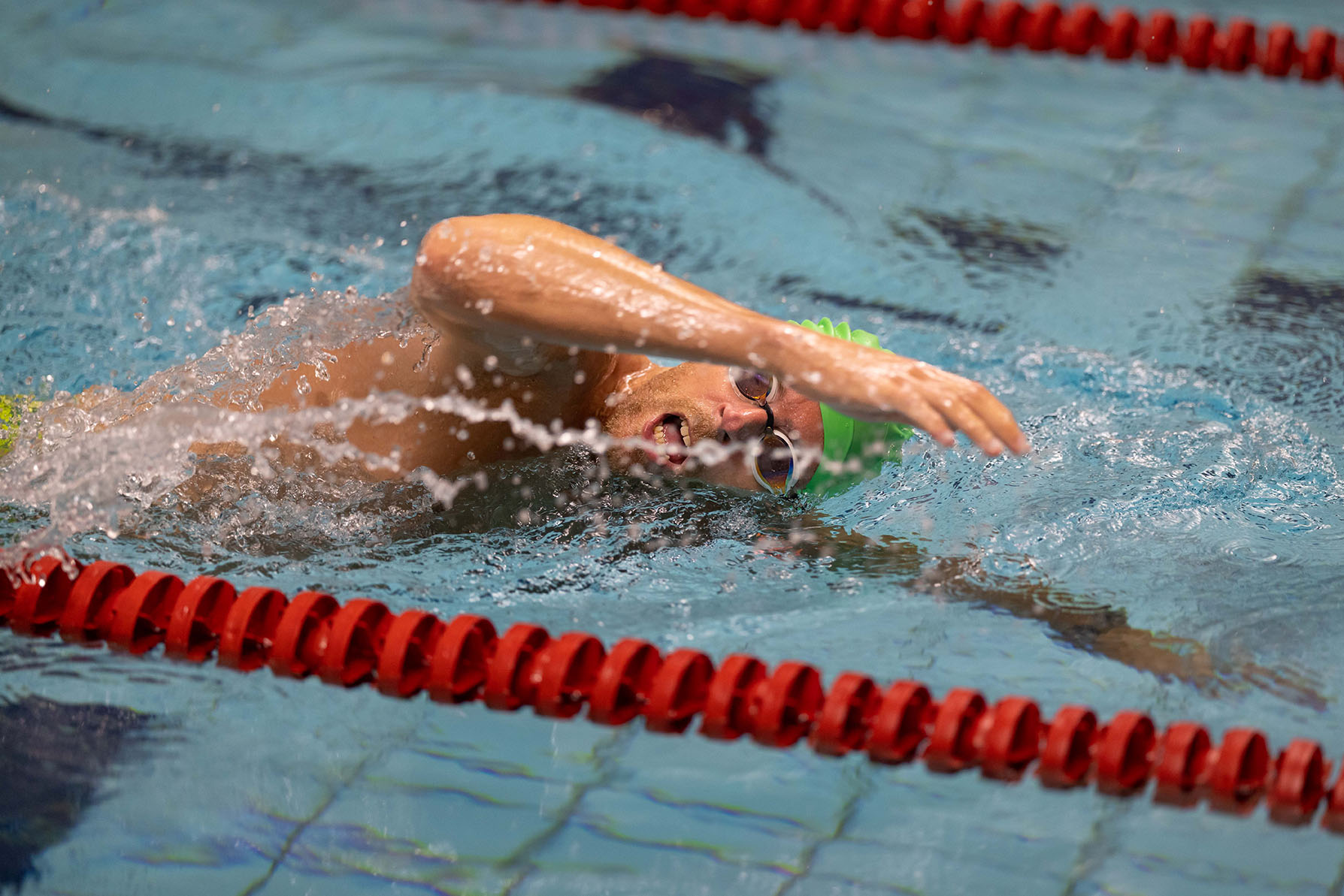 Man completes Lane swim at Barrow Leisure centre